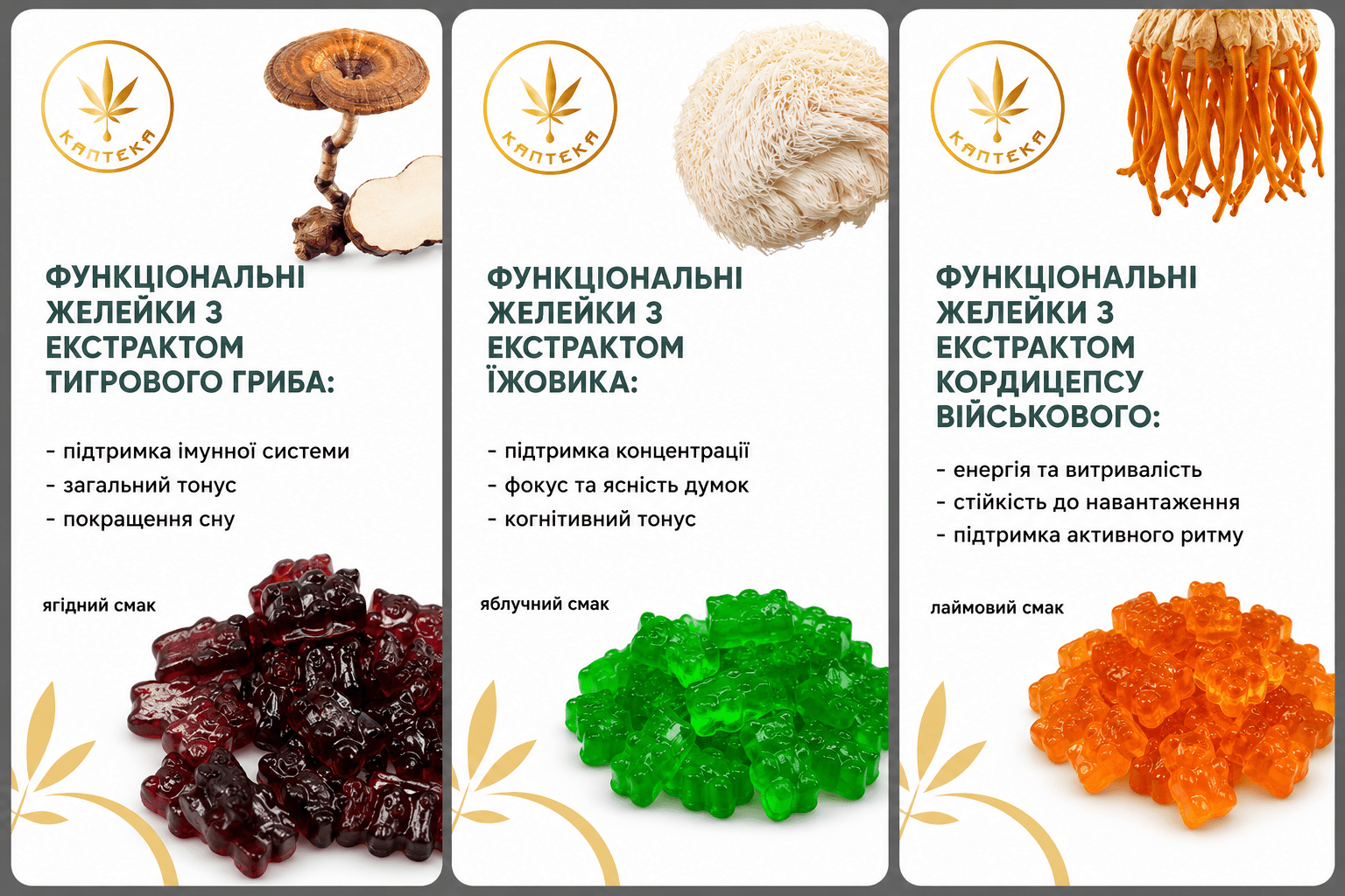 Желейки функціональні